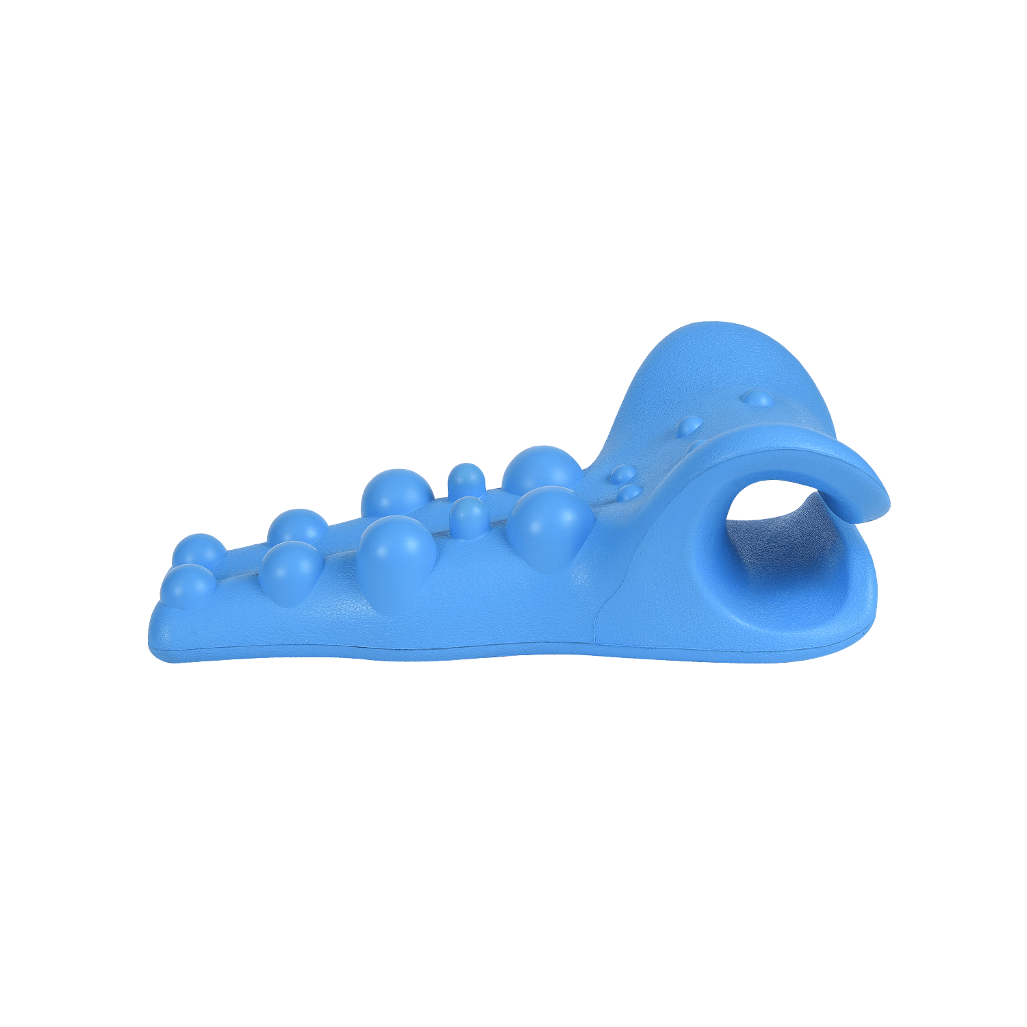 Polyurethane Molded Foam Neck And Shoulder Relaxer With Upper Back Massage Point